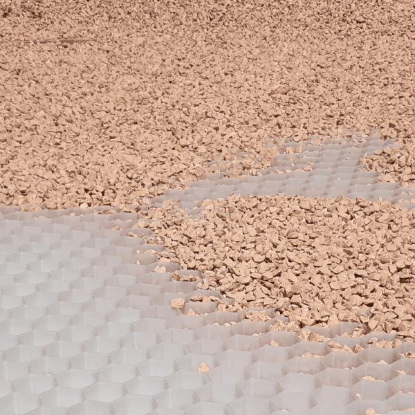 stabilisateur de gravier rose