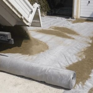 géotextile gravier Géotextile batigeo 15 kN pour aménagement extérieur