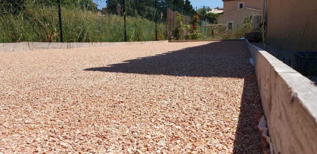 Gravier stabilisé à Sausset-les-Pins - Carriere Vila