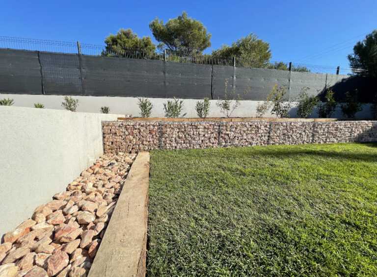 Des bordures de jardin