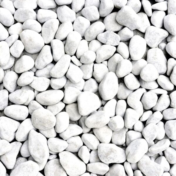 Galet Blanc marbre Carrare 15/20