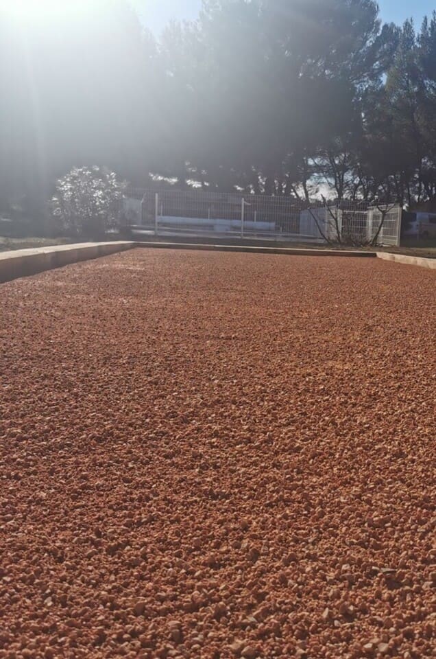 Achat de sable 0/8 pour terrain de pétanque Marbre rose à Fréjus