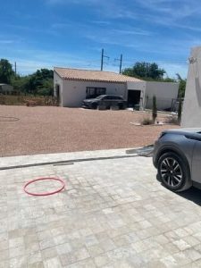 Gravier de jardin pour parking à Rennes