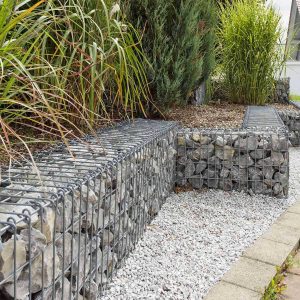 Mur à gabion