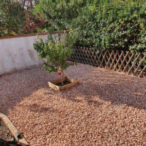 Gravier de marbre rose pour aménagement extérieur près de Troyes