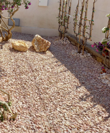 Galet 15/20 de Marbre rose aménagement extérieur à Caen
