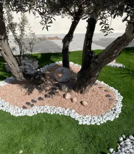 Agrégats décoratifs de marbre rose à Caveirac 