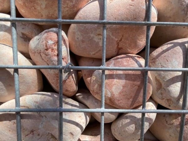 Galet gabion 90/150 de marbre rose à Cardet