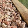 Gravier d'ornement de marbre rose 60/90